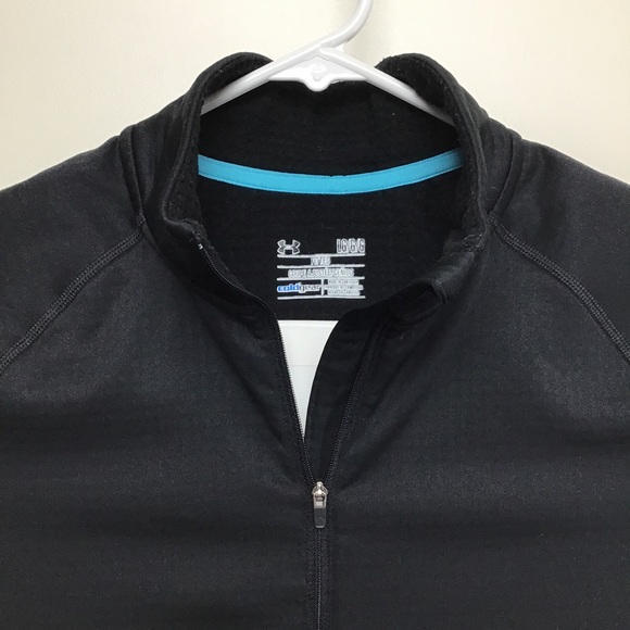 Under Armour ColdGear Base 2.0 long sleeve quarter zip pullover L - Picture 4 of 13